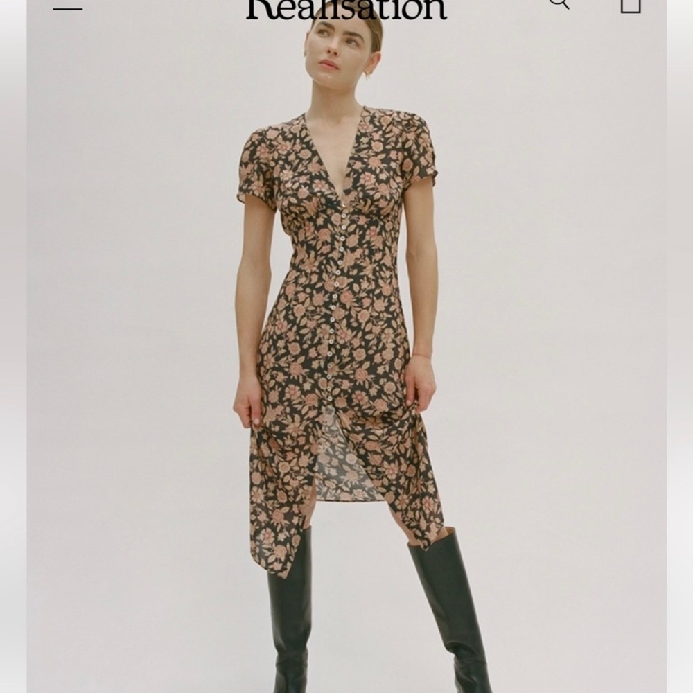 Realisation par monica midi dress